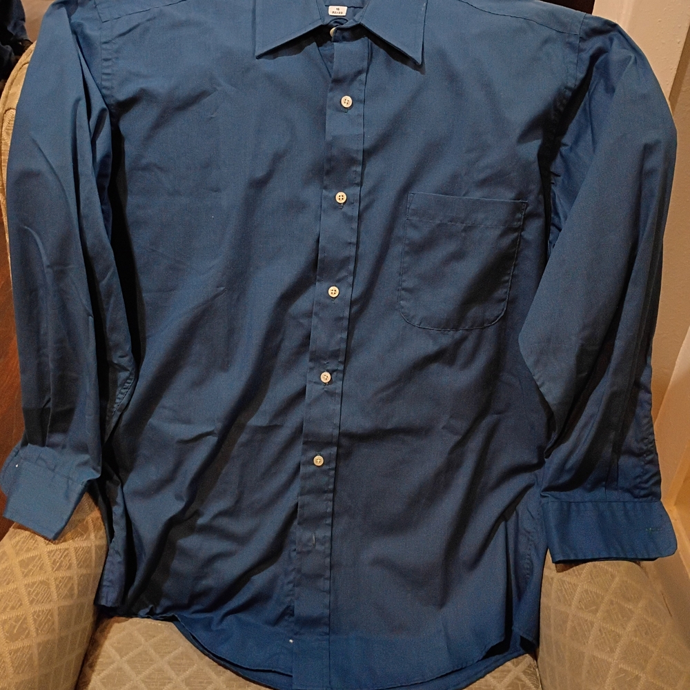 Pierre Cardin Navy Dress Shirt